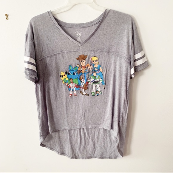 Disney Tops - 🛍DISNEY TOY STORY 4 HI/LOW GREY GRAPHIC TEE SZ XL